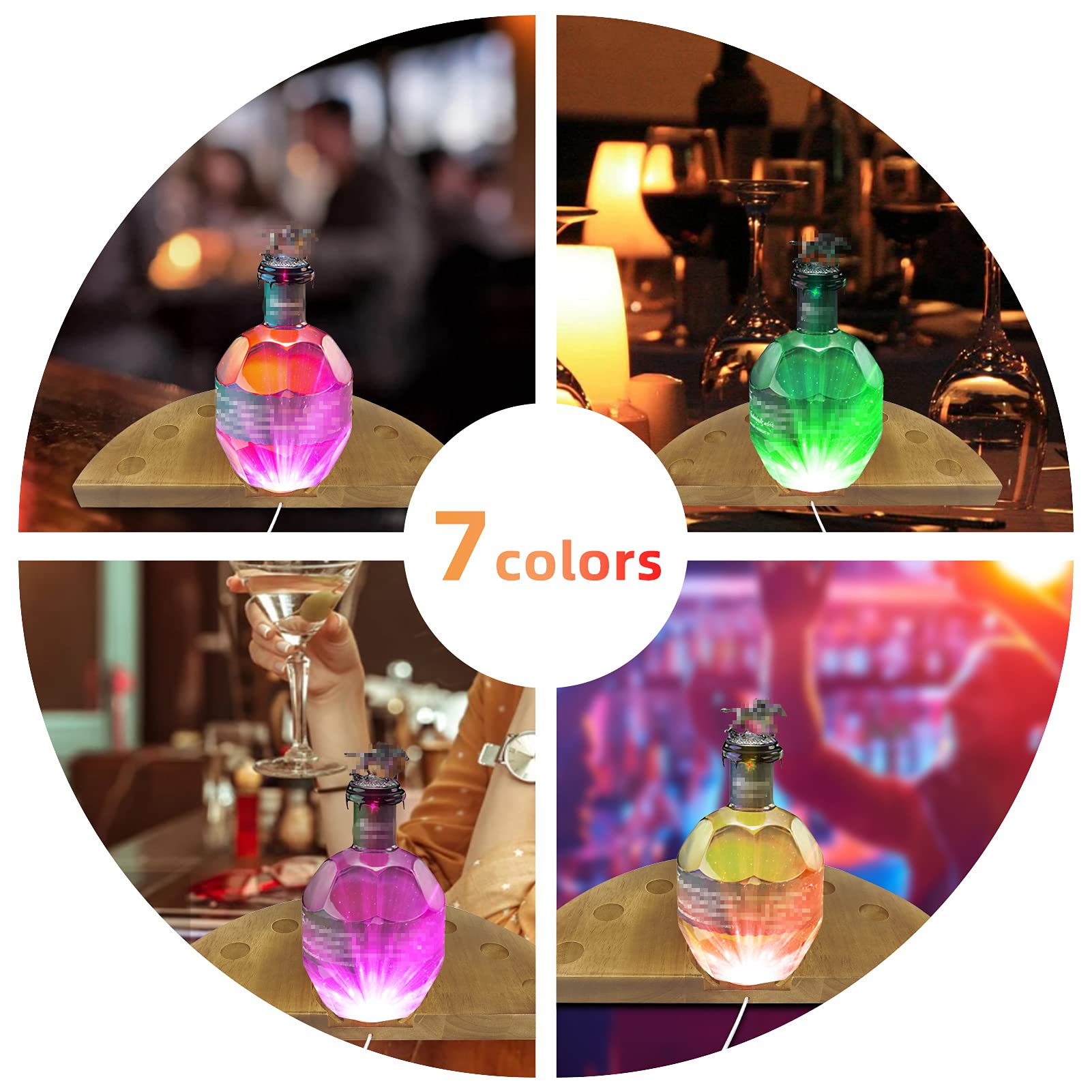 Amazon | ブラントンバーボン用コルクストッパーディスプレイ 7色